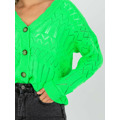 Dámský svetr LC SW 8022 fluo zelená (3519148) - 13