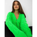 Dámský svetr LC SW 8035 fluo zelená (3519261) - 8