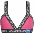 Podprsenka bez kostice QF5447E-8ZK růžovočerná Calvin Klein (1581024) - 1