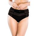 Vysoké dámské kalhotky NAKED 19064 BLACK (3569710) - 1