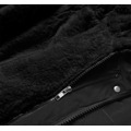 Černá teplá dámská zimní bunda (w629big) (3505704) - 2