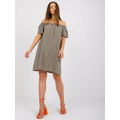 Dámské šaty-D73761M30145G-khaki (3334671) - 7