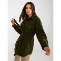 Dámský kabát EM PL 2939 85 khaki (3515373) - 11