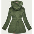 Khaki-žlutá oboustranná dámská bunda (CAN-620BIG) (3294254) - 3