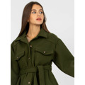 Dámský kabát EM PL 2939 85 khaki (3515373) - 2