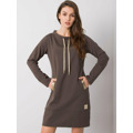 Šaty RV SK 6067.15X tmavá khaki (3435908) - 2