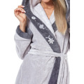 Dlouhý dámský župan L&L 9145 Hft 4XL (3425626) - 4