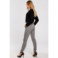 M460 Kalhoty Jogger s pruhovanými žebrovanými manžetami - šedé (3213864) - 11