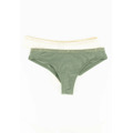 Dámské kalhotky 2 pack 163334 1A223 - 75910 - Zelená, bílá - Emporio Armani (3084540) - 2