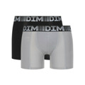Pánské sportovní boxerky 2 ks DIM 3D FLEX AIR LONG BOXER 2x - DIM - šedá (3274917) - 3