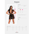 Sexy župan Romanesa peignoir - Obsessive (2946970) - 2