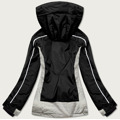 Zimowa kurtka sportowa damska czarna (b2391) (3141417) - 3