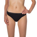 Dámské kalhotky s krajkou FANCY COTTON MINISLIP - BELLINDA - černá (2683522) - 1