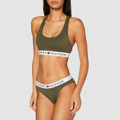 Bralette podprsenka UW0UW02037 RBN khaki - Tommy Hilfiger (2476405) - 2
