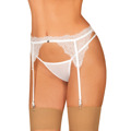 Elegantní podvazkový pás Bianelle garter belt - Obsessive (3468465) - 4