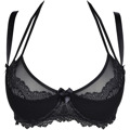 Podprsenka Plus Size V-8701 černá - Axami (3539857) - 2