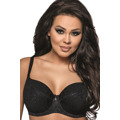 Dámská podprsenka 1741 Jacquard plus black - AVA (831142) - 1