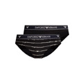 Dámské kalhotky 163334 1P219 03937 námořnická modrá - 2 pack - Emporio Armani (2671860) - 1