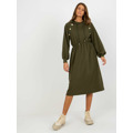 Dámské šaty RV SK 8336 khaki (3587567) - 1