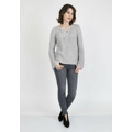 Dámský svetr Kylie SWE 117 Sweater Grey - MKMSwetters (3491143) - 4