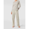 Dámské pyžamo QS6350E 1T6 - béžová - Calvin Klein (3386935) - 1