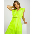 Šaty DHJ SK 1155.85 fluo žlutá (3394673) - 4