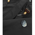 Wodoodporna parka damska na futerku czarno-szara (m-933) (2971171) - 4