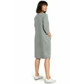 B083 Oversized šaty s přední kapsou - královská modř (3213746) - 3