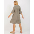 Šaty D73761M30214A5EN khaki barva (3401957) - 6