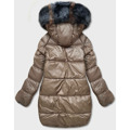 Grafitovo-béžová oboustranná oversize bunda (h-1088-62) (3578032) - 6