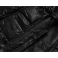 Černá oversize bunda z ekologické kůže (AG1-J9080) (3531903) - 6