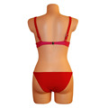 Dámské plavky dvoudílné bikiny 2COLOR dvoubarevné červené - Červená - OEM (2572077) - 10