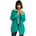 B091 Mikina na zip Oversized - černá (3213752) - 21