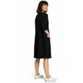 B083 Oversized šaty s přední kapsou - královská modř (3213746) - 2