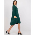 Dámské šaty Dress-EM-SK-604.10P-tmavě zelená (3285252) - 11