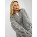 Dámský svetr LO SW LK 3001 kardigan.82P šedý (3558447) - 11