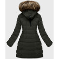 Parka zimowa damska na futrze army (m-21013) (3122062) - 3
