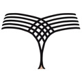 Tanga Mistral V-7008 béžovo-černá - Axami (3547841) - 2