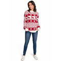 Dámský vánoční svetr BK039 - BEwear (3117781) - 7