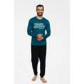 Pyžamo Brand 40021-69X Dark Turquoise-Black - Henderson (3514881) - 2