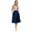 M302 Midi skater sukně - šedá (3585826) - 15