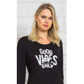 Dámské pyžamo dlouhé Good vibes (3093646) - 3