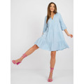 Šaty D73761M30214A2 světle modré (3369108) - 4