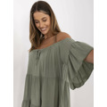 Dámské šaty-TW-SK-BI-80840.20 khaki (3336042) - 8