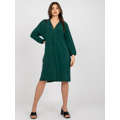 Dámské šaty Dress-EM-SK-604.10P-tmavě zelená (3285252) - 1