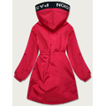 Asymetrická červená dámská bunda parka (B8001-4) (3244013) - 2