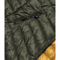 Khaki-žlutá oboustranná dámská prošívaná bunda (M20-7636-22+75) (3490715) - 3