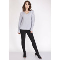 Svetr Victoria SWE 123 Světle šedý - MKMSwetters (3488903) - 3