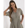 Šaty 217 SK 25663.03 khaki (2589914) - 12