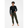 Pyžamo Badge 40040-99X Black-Khaki - Henderson (3514771) - 1